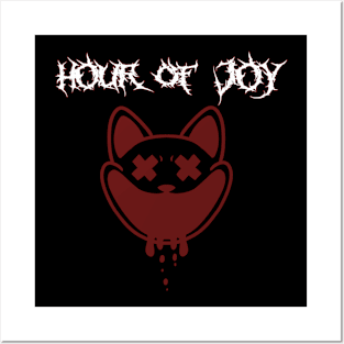 Hour of joy - metal tee (Simple) Posters and Art